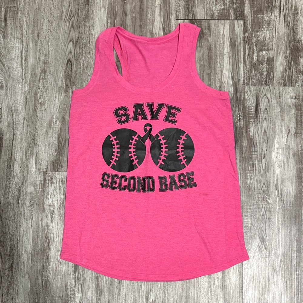 Vibrant Pink Graphic Tank Top